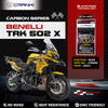 Carbon Brake Pads For Benelli TRK 502 X (2021) - Rear - CFB896 - 1 Set