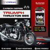 Carbon Brake Pads For Triumph Thruxton 865 (2014-2016) - Rear - CFB412 - 1 Set
