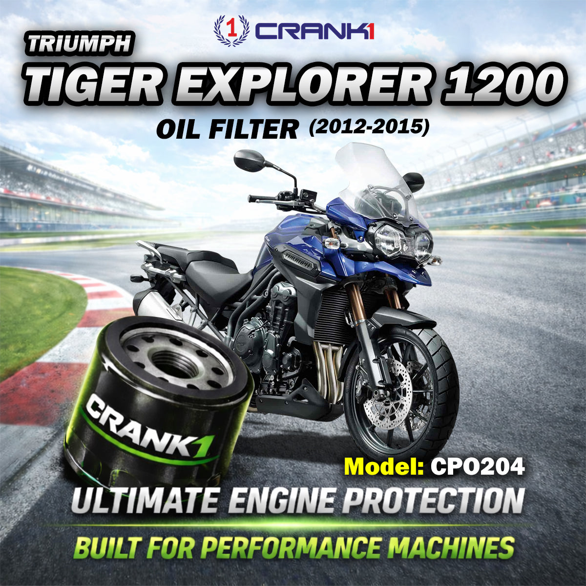 Oil Filter For Triumph Tiger Explorer 1200 (2012-2015) - CPO204