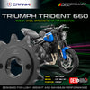 Sprocket For Triumph Trident 660 (2021-2024) - Front - CPF565.16T