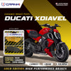 Ceramic Brake Pads For  Ducati  XDiavel (2016-2020) - Rear - CRM859 - 1 Set | Smooth Braking | Heat Resistant | Long Life | Disc Friendly