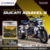 Ceramic Brake Pads For  Ducati XDiavel S (2016-2020) - Rear - CRM859 - 1 Set | Smooth Braking | Heat Resistant | Long Life | Disc Friendly