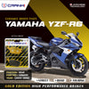 Ceramic Brake Pads For Yamaha YZF-R6 (2004-2016) - Rear - CRM361 - 1 Set
