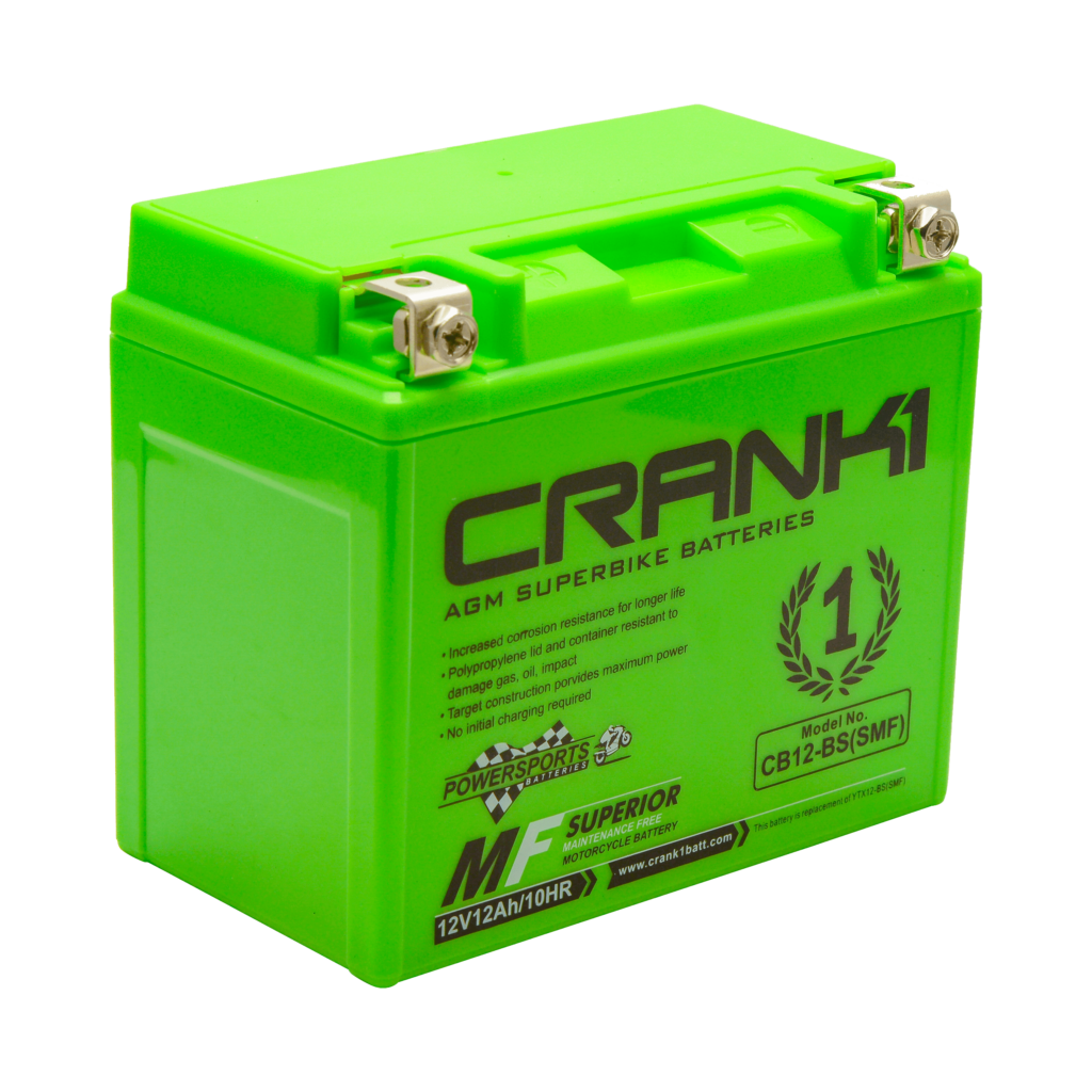 Battery For KAWASAKI KLE VERSYS 650-CB12-BS-CRANK1 - Crank1