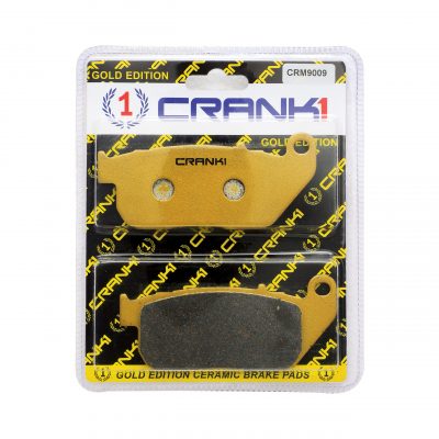 CERAMIC BRAKE PADFRONT  FOR HARLEY-DAVIDSON IRON 883-2009 TO 2013-CRM9009-CRANK1
