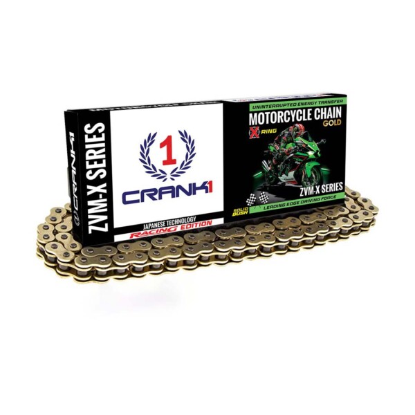 Chain For Kawasaki Ninja 400 (2018 Onwards) - 520 Pitch x 106 Links Gold (ZVMX)