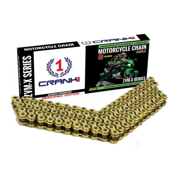 Chain For Kawasaki Ninja 1000 (2011-2014) - 525 Pitch x 114 Links Gold (ZVMX)