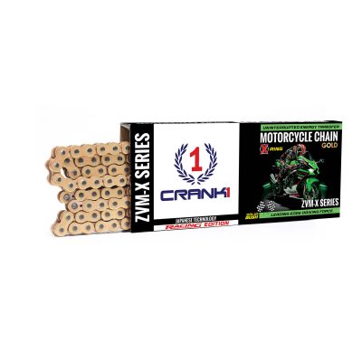 Chain For Kawasaki Versys 1000 (2019 onwards)-525 Pitch ZVM-X-116L-GOLD-Crank1