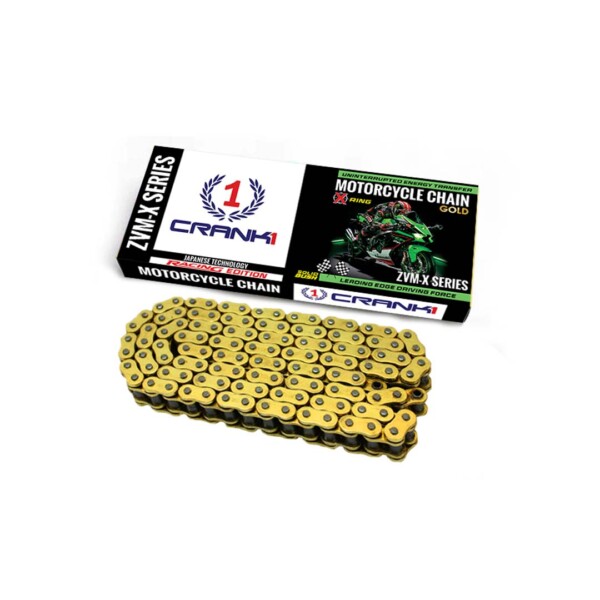 Chain For Kawasaki Ninja 1000 (2011-2014) - 525 Pitch x 112 Links Gold (ZVMX)