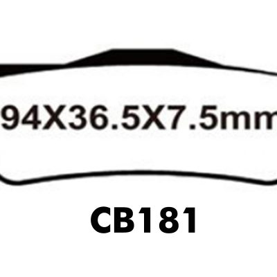 sintered  brake pads   Front Triumph Tiger 800cc 	2018-2020 - CB181 ( 2 SETS REQUIRED ) -CRANK1 - Image 2