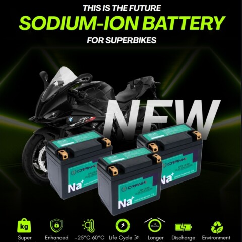 Battery For Harley Davidson Forty Eight (2012-2025) - CRX14L-BS - Sodium-Ion - Factory Activated