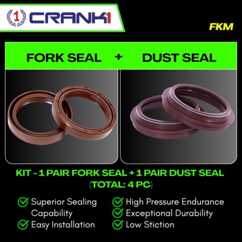 Fork And Dust Seals Kit For Indian Scout